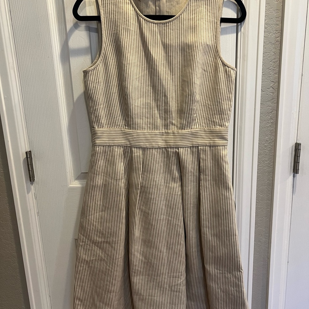 Striped Sleeveless Dress